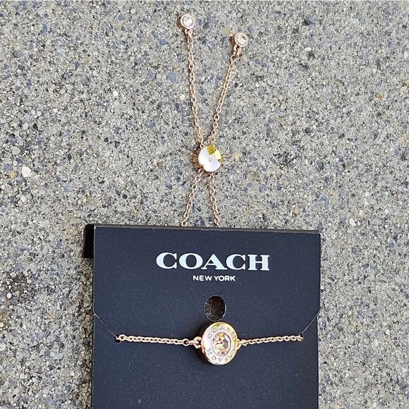 Coach Rose Gold slider bracelet New msrp $78 - Picture 12 of 16